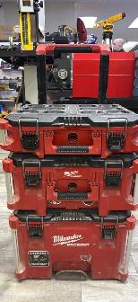 Milwaukee Packout 3piece wheeled tool chest