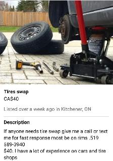 Tires swap
