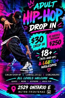 cours de danse Hip-Hop/Hip-Hop Dance classes