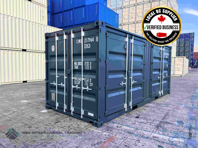 20ft New Shipping Container with Side Doors | Sea Can Storage