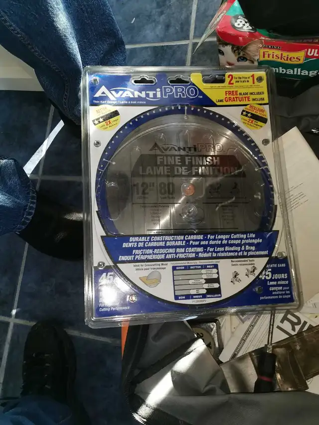 New Avanti Pro 12' 80 tooth 2 pack