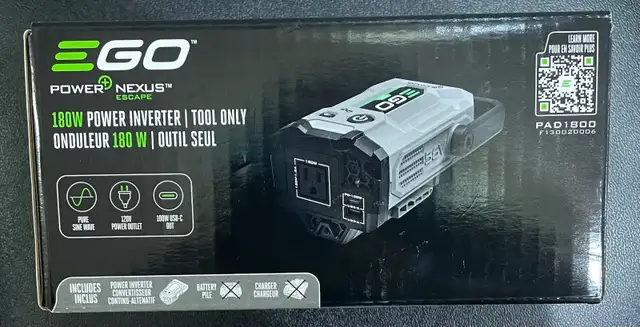 NEW EGO 180W POWER INVERTER TOOL ONLY