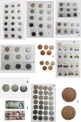 Collection de pièces de monnaie