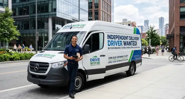 Nous recherchons des chauffeur livreur indépendant