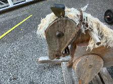 Antique Handcrafted Wooden Rocking Horse ! - Photo 5