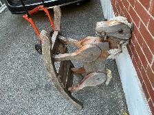 Antique Handcrafted Wooden Rocking Horse ! - Photo 9