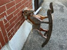Antique Handcrafted Wooden Rocking Horse ! - Photo 10