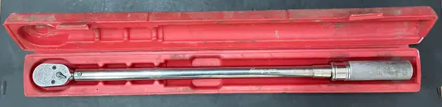 SNAP-ON QD3R250 TORQUE WRENCH W/CASE