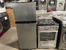 Duo Réfrigérateur/ Cuisinière 24'' stainless Danby