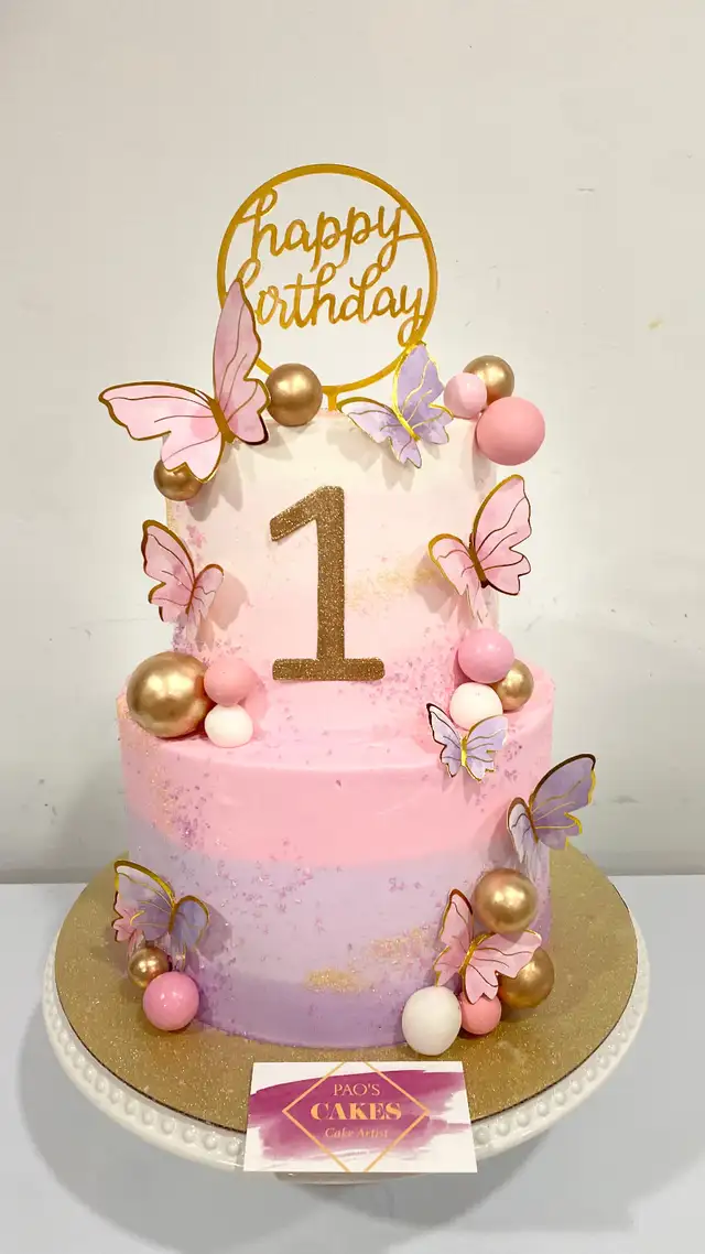 Butterfly cake, Butterflies birthday cake