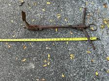 Antique Cast Iron Wall Hanger Folding Grapnel Anchor ! - Photo 2