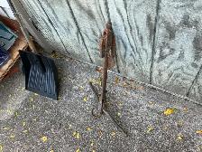 Antique Cast Iron Wall Hanger Folding Grapnel Anchor ! - Photo 6