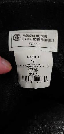 Dakota workpro propac boots size 12 - Photo 5