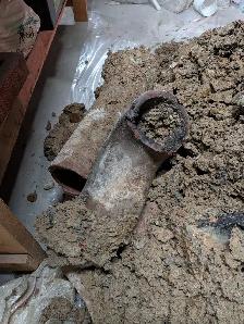 DRAIN SNAKE SUMP PUMP ISSUE WATERPROOFING ROUGH IN WASHROOM WET - Photo 2