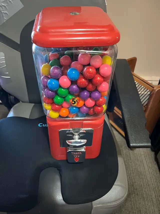 antique bubble gum machine