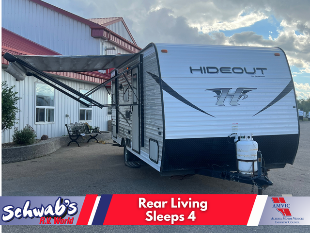 2019 Keystone Hideout 177LHS, COUPLES UNIT, rear Dinette
