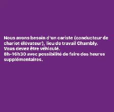 Cariste rechercher (conducteur de chariot élévateur) - Photo 2