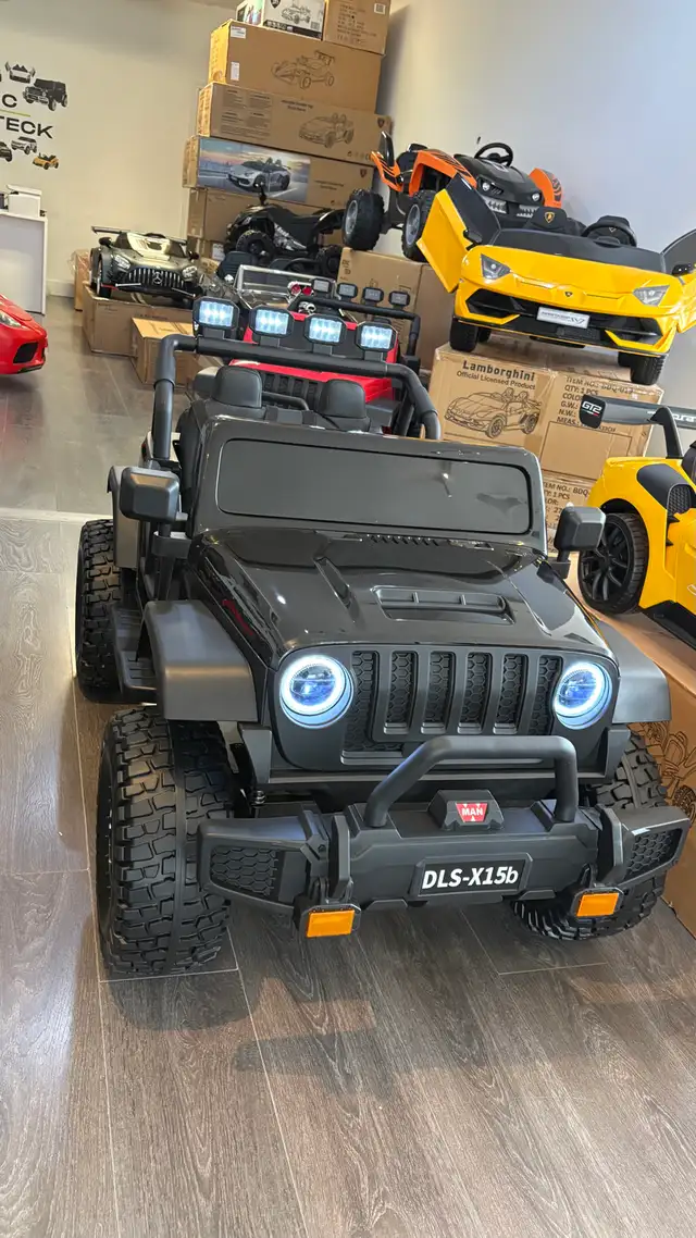 KIDS ELECTRIC JEEPS FROM $250 SEASON CLEARANCE SALE