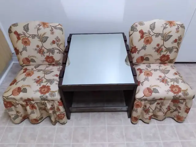 Small Chairs and coffee table