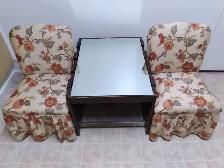 Small Chairs and coffee table