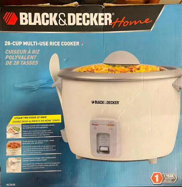 Black & Decker 28-Cup Multi-Use Rice Cooker