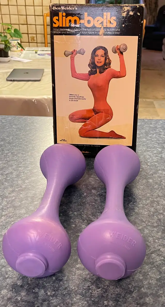 Vintage Ben Weider Slim-Bells | 3 lbs