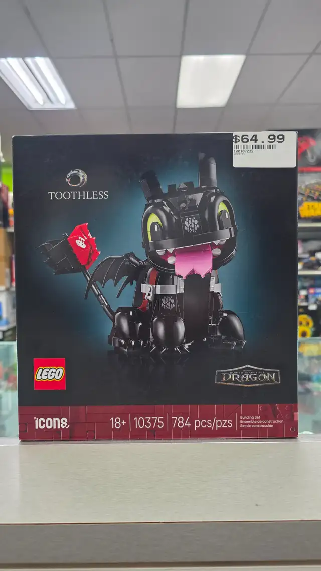 LEGO Icons How To Train Your Dragon Toothless 10375 - BRAND NEW