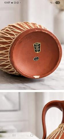 Vintage Gmundner Keramik Pottery Raffia Jug Vase - Photo 2