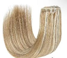 100% Human Hair Clip in Hair Extensions - Photo 3
