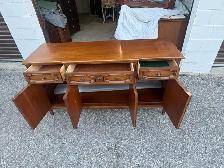 Free delivery used Vintage wooden sideboard - Photo 6