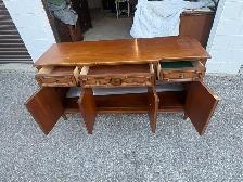 Free delivery used Vintage wooden sideboard - Photo 7