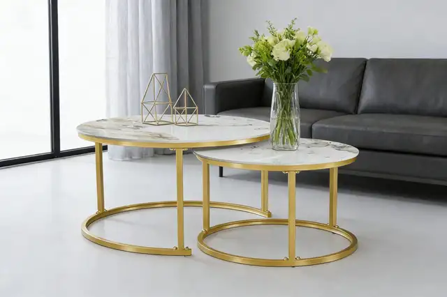 Marble Nesting Coffee Tables