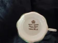 Vintage Tea Cup & Saucer. The Silver Birch pattern 1940's -50's - Photo 6