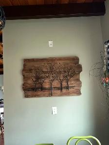 Wood/Metal Wall Art - Photo 2
