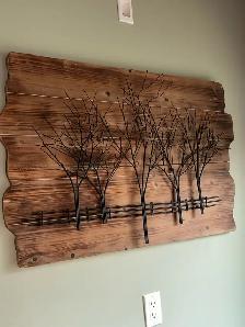 Wood/Metal Wall Art - Photo 3