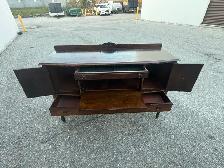 Free delivery used antique Vintage Wooden Buffet Sideboard - Photo 4