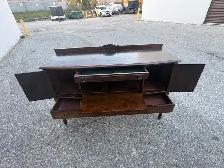 Free delivery used antique Vintage Wooden Buffet Sideboard - Photo 5