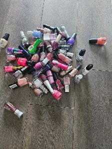 Mixed Brand Nail Polish Lot - Essie, Sally Hansen, Revlon