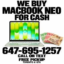 We Buy MacBook Neo for Cash | Free Pickup Toronto & GTA