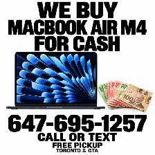 We Buy MacBook Air M4 for Cash | Free Pickup Toronto & GTA
