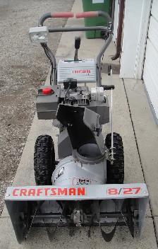 CRAFTSMAN 8 HP 27' GAS SNOW BLOWER - Photo 3
