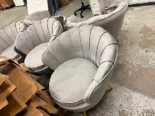Brand New Velvet Accent Chair with Gold Legs Special $149 - Photo 2