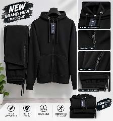 Brand New Black Tracksuit Set – Hoodie and trouser | Styl