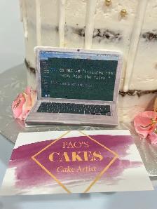 Floral Cakes , computer cake theme , bible cake theme - Photo 4