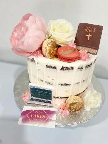 Floral Cakes , computer cake theme , bible cake theme - Photo 5