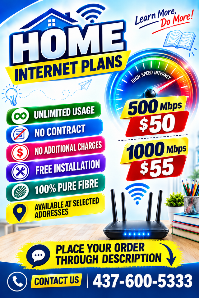 Fast & Cheap Home Internet | Unlimited Data