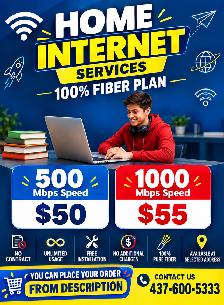 Cheapest Fibre Internet 1 Gbps $55 – No Contract