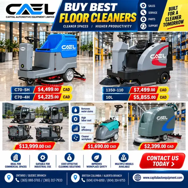 Commercial Floor Scrubbers & Industrial Floor Cleaning Machines