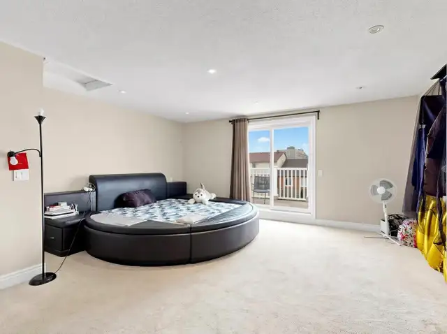 Bright Master Bedroom w/ Private Ensuite & Balcony — North York