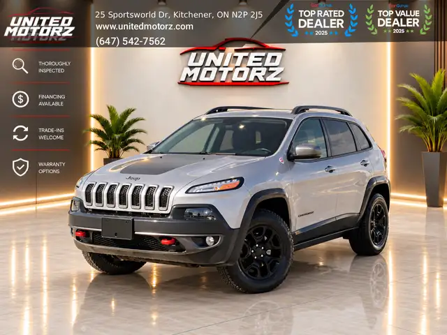 2017 Jeep Cherokee Trailhawk 4WD 3.2L 6cyl~SAFETY CERTIFIE